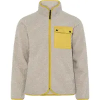 Didriksons Veste en polaire fonctionnelle 'Peter' jaune / gris