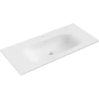 Mexen Vela lavabo à encastrer dans le plan de travail 101 x 46,5 cm, blanc mat - 25231001