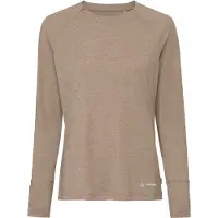 Vaude Skomer Iii Long Sleeve T-shirt Marron,Gris 40 Femme