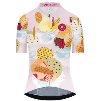 Q36.5 Gregarius Pro Team Gelato Short Sleeve Jersey Blanc L Femme