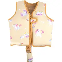 Filibabba Gilet de natation - 3-4 ans - UV50+ - Unicorn Rivages - - UneTaille - Gilet de natation