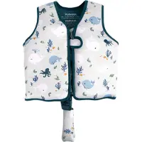 Filibabba Gilet de natation - 5-6 ans - UV50+ - Christian's Whal - - UneTaille - Gilet de natation