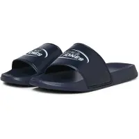 Jack & Jones Mule 'JFWOSCAR' bleu marine / blanc