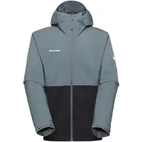 Mammut Veste à capuche Linard Light HS pour homme, 00808 noir-strata, M, Article 1010-31490-00808-114