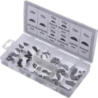 SW-Stahl Assortiment de clavettes à ressort, 80 pièces S8064