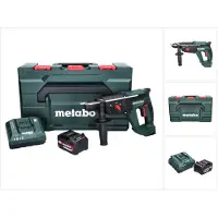 Metabo KH 18 LTX 24 Marteau combiné sans fil 18 V 2,1 J SDS plus + 1x batterie 4,0 Ah + chargeur + metaBOX