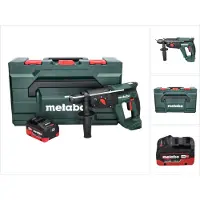 Metabo KH 18 LTX 24 Marteau combiné sans fil 18 V 2,1 J SDS plus + 1x batterie 8,0 Ah + metaBOX - sans chargeur