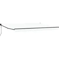 vidaXL Store coulissant blanc 450 x 300 x 165 cm