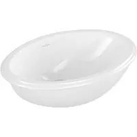 Villeroy & Boch Vasque à encastrer V&B EVANA 500x350mm, avec cuvette blanche (350 mm, 500 mm)