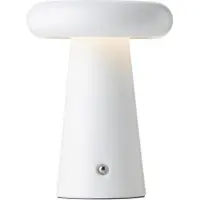 Brilliant Lampe de table d'extérieur 18,5cm Muffin blanc IP44 dimmable LED intégrée