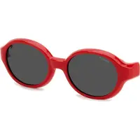 Polaroid Kids PLD K004 CL-ON RED (C9A M9), Lunettes de soleil