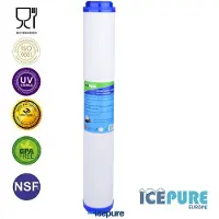 Alapure Filtre à eau au charbon actif GAC 20 pouces ALA-GAC20