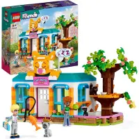 LEGO 41742 Hôtel pour chats Friends, jouet animalier avec chatons, ainsi que les mini-poupées Olly et Naomi des personnages 2023, cadeaux pour filles et garçons