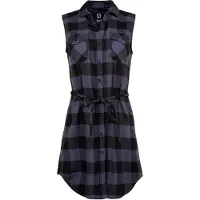 Brandit Chemisier 'Gracey' gris / noir