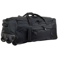 101 Inc Grand sac de transport militaire Trolley Commando 136L, noir