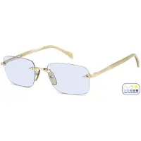 David Beckham Lunettes de soleil - - DB 1195/S IDA/OZ - Verres photochromiques - Monture métal doré - Forme ronde