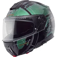 Schuberth C5 Globe Casque Modulable Noir/Vert 65 unisex