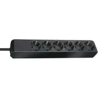 Brennenstuhl Eco-Line Black 6 AC outlet(s) 1.5 m