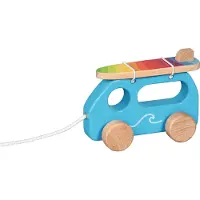 Goki Chariot à tirer en bois