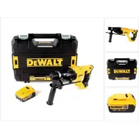 DeWalt DCH 133 NT Marteau combiné sans fil 18V 2,6J SDS plus Brushless + 1x batterie 4,0Ah + TSTAK - sans chargeur