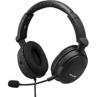 The G-Lab Casque de jeu filaire - - KORP CARBON - Microphone détachable - PC/PlayStation/Xbox - Noir