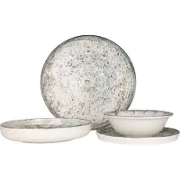 RINART set de vaisselle - Fade - 24 pièces - 6 personnes - Porcelaine
