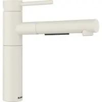 BLANCO ALTA-S II Acier inoxydable blanc Haute pression Avec tuyau extractible Clapet anti-retour
