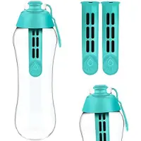 Dafi mint bouteille filtrante d'eau 0,7l + 2 filtres