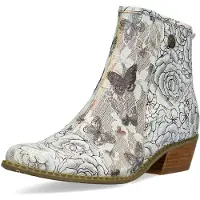 LAURA VITA Bottines gris / mélange de couleurs
