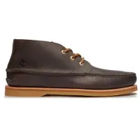 Timberland pour homme. TB0A5S99W011 Bottines Crafted Mid brown (40 W), Cuir, Marron, Plat, Lacets, Casuel
