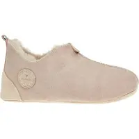 Vanuba Oxford Chaussons en peau d'agneau Femme Chaussures - Badelats Femme Chaussons - Cuir Laine Pantoufles Femme - Chaussures confortables Chaussons Femme en peau d'agneau - 37 EU Beige/Beige