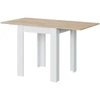 Dmora - Table extensible système d'ouverture en livre - L67 cm