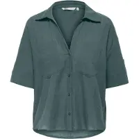 ONLY Chemisier 'ONLTIZANA' vert foncé