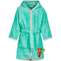 Playshoes Peignoir 'DIE MAUS SCHWIMM' turquoise / brun foncé / orange foncé / rosé