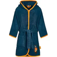 Playshoes Peignoir 'DIE MAUS PIRAT' marine / chocolat / orange