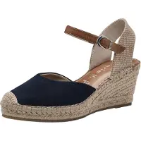 Tamaris Espadrilles beige / bleu foncé / marron