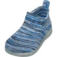 Playshoes Pantoufle bleu marine / bleu roi / bleu clair