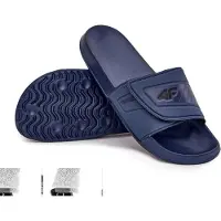 Butosklep Hommes Sandales Avec Velcro 4FMM00FFLIM091-31S Bleu foncé 41