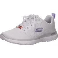 SKECHERS Chaussures basses de sport à semelle moulée mode en blanc/blanc combiné, taille 39