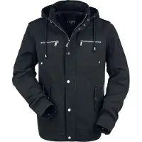 E.M.P. Merchandising Handelsgesellschaft Manteau d'hiver de - Good Goodbye - S - XXL - pour Homme - noir - Taille L