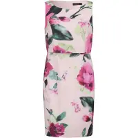 Vera Mont Robe pétrole / vert pastel / rose / rose foncé