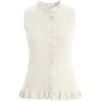 Imily Bela Cardigan blanc cassé