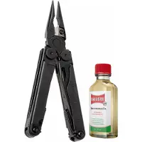 Leatherman Wave Plus Black avec huile d'entretien Ballistol OFFERTE
