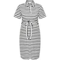 ONLY Maternity Robe 'Lixa' noir / blanc