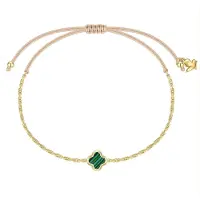 Glanzstücke Bracelet jaune d'or / vert