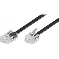 Goobay Câble DSL RJ11 à RJ45 - 6 mètres - Noir -