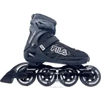 FILA Patins Crossfit 90 noir avec bottes semi-souples et roues de 90 mm