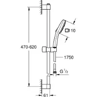 GROHE Tempesta Cube 110, 1 szt.