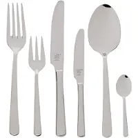 Zwilling Nova Table Cutlery Set 42 Pieces Silver 35 x 25 x 10 cm, Couverts, Argent