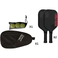 Sporti France Set De Pickleball Outdoor Fiberglass